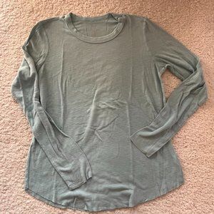 Light Blue Ribbed Longsleeve